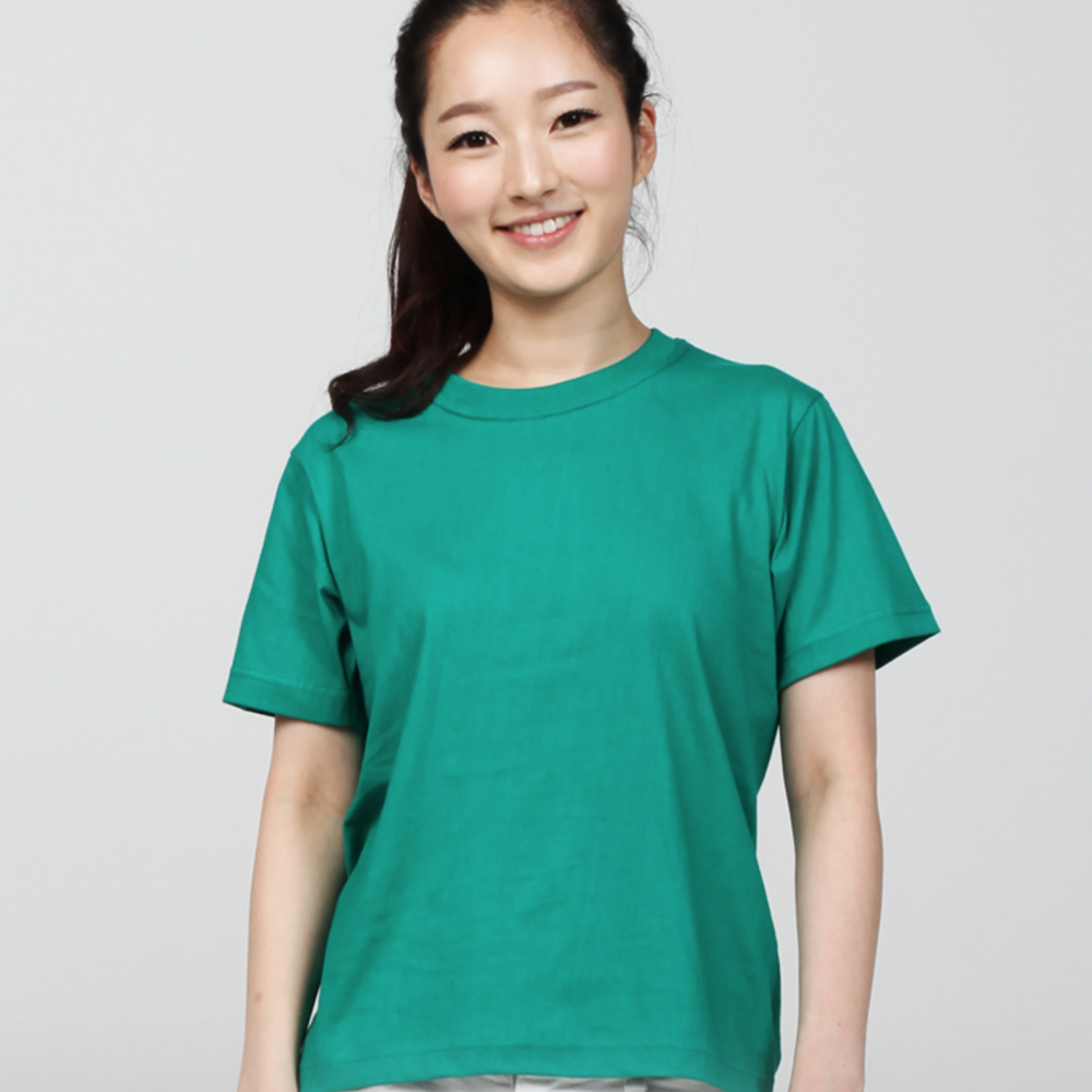 면30수 라운드 티셔츠 (초록)